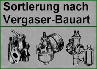 Bing Teile nach Vergaser-Bauart